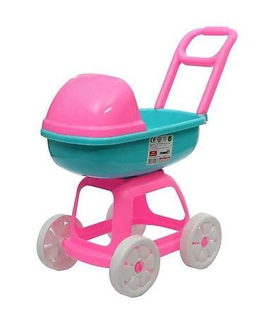 Dečija kolica za lutke – plavo/roze - Igračka kolica-klackalica za na lalafo.rs Dečija kolica za lutke – plavo/roze - Igračka kolica-klackalica za