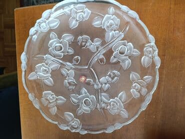 Walther-Glas stakleni tanjir/poslužavnik sa tri pregrade – motiv ruža na lalafo.rs Walther-Glas stakleni tanjir/poslužavnik sa tri pregrade – motiv ruža