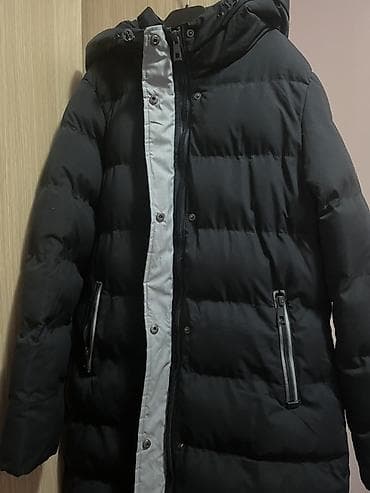Ženska duga zimska jakna – crna - Model: duga puffer jakna sa na lalafo.rs Ženska duga zimska jakna – crna - Model: duga puffer jakna sa
