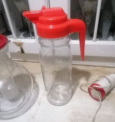 Ironing Boards: Kuhinjski set – stakleni bokal, staklena flaša sa poklopcem i ručni at lalafo.rs — 1 Ironing Boards: Kuhinjski set – stakleni bokal, staklena flaša sa poklopcem i ručni — 1