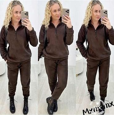 pantalone gina benotti: Ženski dvodelni trenerka komplet od flisa - Materijal: mekani, topli na lalafo.rs — 2 pantalone gina benotti: Ženski dvodelni trenerka komplet od flisa - Materijal: mekani, topli — 2