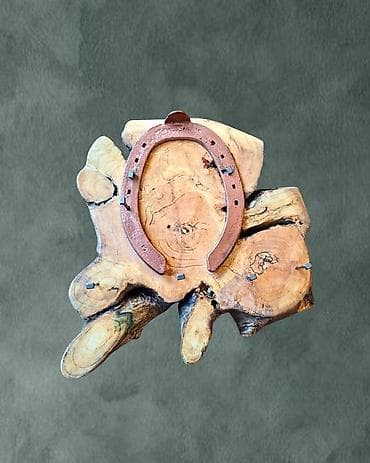 Unikatne zidne dekoracije od punog drveta sa potkovicom - Ručno na lalafo.rs — 3 Unikatne zidne dekoracije od punog drveta sa potkovicom - Ručno — 3