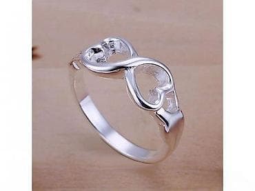 Prsten od srebra 925 – motiv srca i beskonačnosti - Materijal: srebro na lalafo.rs Prsten od srebra 925 – motiv srca i beskonačnosti - Materijal: srebro