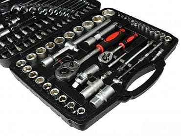 Tools & Equipment: Komplet alata u koferu – bogat set nasadnih gedora, bitova i ključeva at lalafo.rs — 1 Tools & Equipment: Komplet alata u koferu – bogat set nasadnih gedora, bitova i ključeva — 1