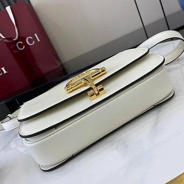 Elegantna ženska torba preko ramena od glatke bele kože sa at lalafo.rs — 5 Elegantna ženska torba preko ramena od glatke bele kože sa — 5