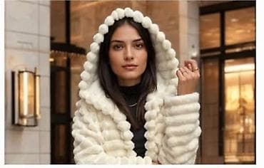 Jackets, Coats, Vests: Ženska kaput-jakna sa kapuljačom od veštačkog krzna - Duga silueta do at lalafo.rs — 1 Jackets, Coats, Vests: Ženska kaput-jakna sa kapuljačom od veštačkog krzna - Duga silueta do — 1