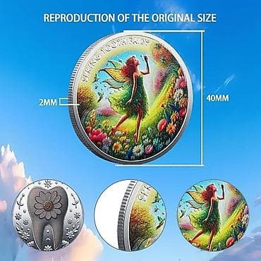 Zubic Vila novcic Gold Tooth Fairy Spring NOVO Poklon novčić Vile na lalafo.rs Zubic Vila novcic Gold Tooth Fairy Spring NOVO Poklon novčić Vile