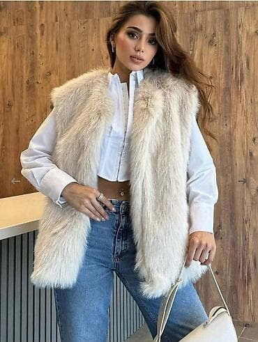 Ženska prsluk-krznena jakna (veštačko krzno) - Model: dugi bez na lalafo.rs — 4 Ženska prsluk-krznena jakna (veštačko krzno) - Model: dugi bez — 4