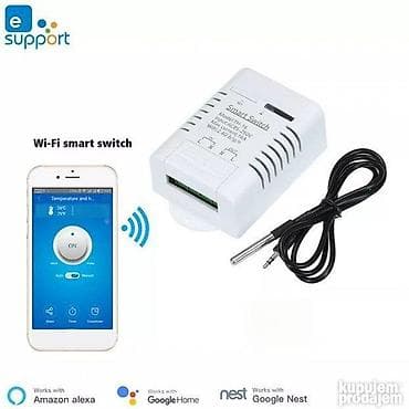 16A WiFi Termostat Prekidač sa Senzorom Temperature DS18B20 🌡️📱 Ovaj na lalafo.rs — 8 16A WiFi Termostat Prekidač sa Senzorom Temperature DS18B20 🌡️📱 Ovaj — 8