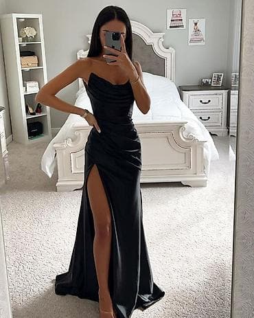 💫Prelepa elegantna duga svečana haljina bez bretela 3500 din uni na lalafo.rs — 3 💫Prelepa elegantna duga svečana haljina bez bretela 3500 din uni — 3