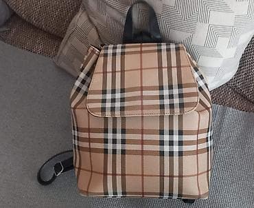 Burberry ranac sa karo (tartan) printom u bež, braon, crnoj i beloj at lalafo.rs — 1 Burberry ranac sa karo (tartan) printom u bež, braon, crnoj i beloj — 1