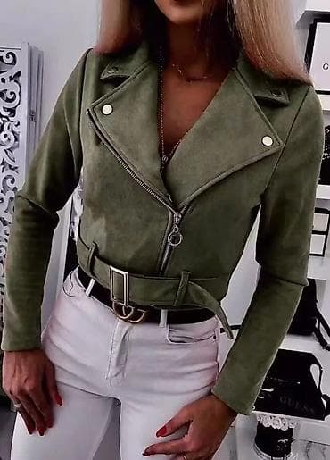 dve suknje po: Ženska kratka jakna od eko antilopa (biker stil) - Materijal: mekan at lalafo.rs — 3 dve suknje po: Ženska kratka jakna od eko antilopa (biker stil) - Materijal: mekan — 3