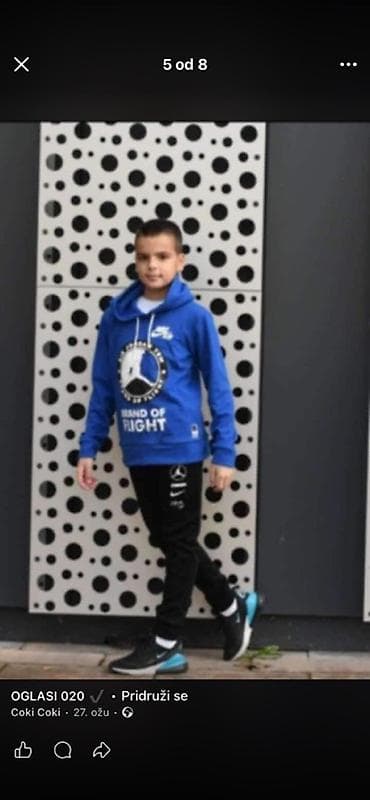 Dečiji sportski komplet – gornji deo sa kapuljačom i donji deo na lalafo.rs — 5 Dečiji sportski komplet – gornji deo sa kapuljačom i donji deo — 5