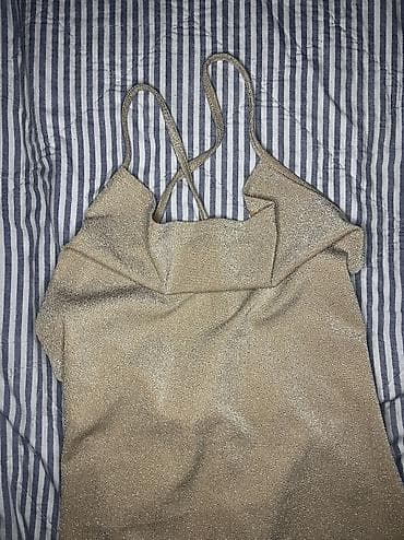 Prelepa haljina Bez sa sljokicama Velicina S Ledja su otvorena na na lalafo.rs — 1 Prelepa haljina Bez sa sljokicama Velicina S Ledja su otvorena na — 1