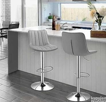 Nove moderne barske stolice Hromirana baza, postolje sa gasnim liftom na lalafo.rs — 10 Nove moderne barske stolice Hromirana baza, postolje sa gasnim liftom — 10