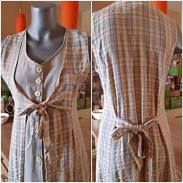 Duga letnja haljina na kopčanje sprijeda, bez rukava, u svetlo na lalafo.rs — 2 Duga letnja haljina na kopčanje sprijeda, bez rukava, u svetlo — 2