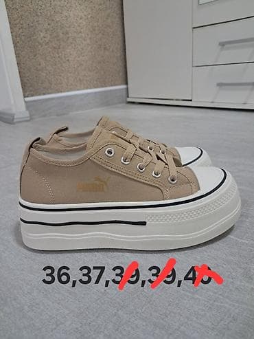 Ženske platnene patike na platformu – bež - Materijal: izdržljivo na lalafo.rs — 2 Ženske platnene patike na platformu – bež - Materijal: izdržljivo — 2