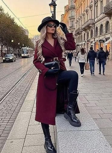 🔥Ženski elegantni kaput sa pojasom – dugi model
✅4300 din na lalafo.rs — 2 🔥Ženski elegantni kaput sa pojasom – dugi model
✅4300 din — 2