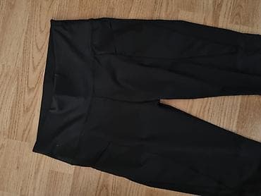 Crne sportske helanke sa visokim strukom, pogodne za različite fizičke na lalafo.rs — 2 Crne sportske helanke sa visokim strukom, pogodne za različite fizičke — 2