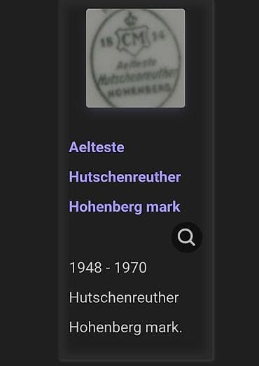 Art & Collectibles: Cinija 1948 do 1970g Nemacka Hutschenreuther Honenberg. Univerzalna at lalafo.rs — 10 Art & Collectibles: Cinija 1948 do 1970g Nemacka Hutschenreuther Honenberg. Univerzalna — 10