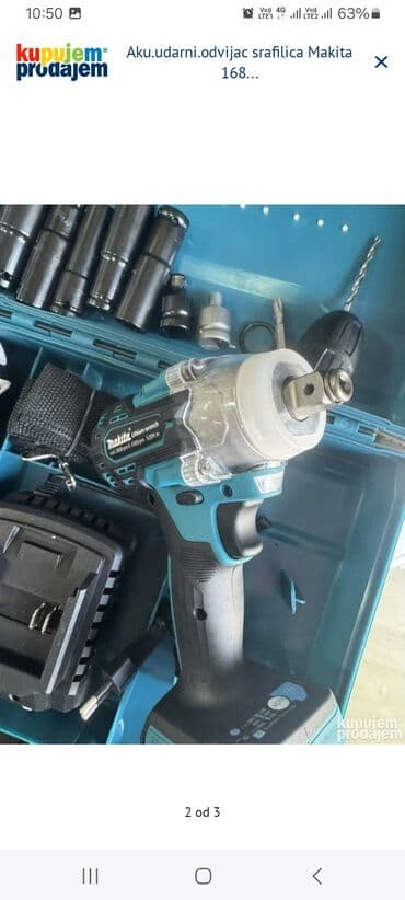 Clamps: Aku udarni odvijač/šrafilica Makita – komplet u koferu - Brushless at lalafo.rs — 3 Clamps: Aku udarni odvijač/šrafilica Makita – komplet u koferu - Brushless — 3