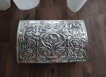 Ukrasna kutija, Metal, bоја - Srebrna, Upotrebljenо na lalafo.rs Ukrasna kutija, Metal, bоја - Srebrna, Upotrebljenо