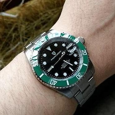 Wristwatches: PAGANI DESIGN PD-1661 - Zeleno/Crni- Rolex Submariner Homage Potpuno at lalafo.rs — 5 Wristwatches: PAGANI DESIGN PD-1661 - Zeleno/Crni- Rolex Submariner Homage Potpuno — 5