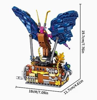 Kockice za sastavljanje - Mehanicki leptir Kockice, izgledom at lalafo.rs Kockice za sastavljanje - Mehanicki leptir Kockice, izgledom