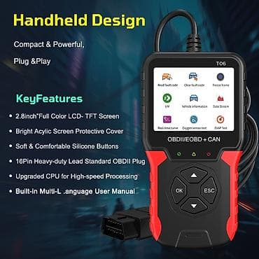 Transport: Novo- T06 OBDII / EOBD + CAN Dijagnostika Funkcije: Čitanje kodova at lalafo.rs — 6 Transport: Novo- T06 OBDII / EOBD + CAN Dijagnostika Funkcije: Čitanje kodova — 6