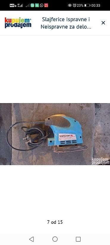 Slajferice Ispravne i Neispravne za delove 1. Black&Decker KA88 na lalafo.rs — 7 Slajferice Ispravne i Neispravne za delove 1. Black&Decker KA88 — 7