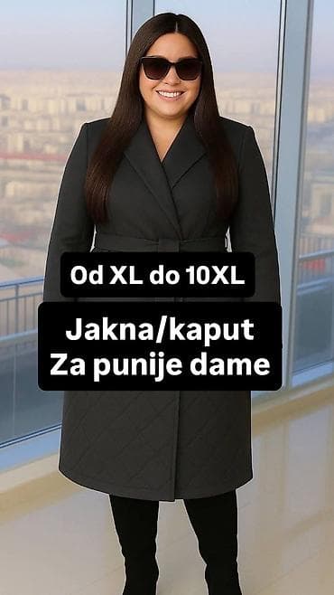 Za hladne dane❄️🧊☃️ZA PUNIJE DAME 💕 Jakna/kaput za punije Veličine na lalafo.rs — 3 Za hladne dane❄️🧊☃️ZA PUNIJE DAME 💕 Jakna/kaput za punije Veličine — 3