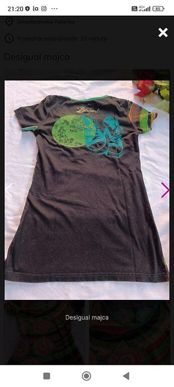 RASPRODAJA!!Desigual majica/tunika sa V izrezom - Model: kratki na lalafo.rs — 2 RASPRODAJA!!Desigual majica/tunika sa V izrezom - Model: kratki — 2