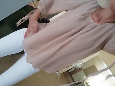 zenske broj: Elegantna ženska bluza od laganog, u nežno bež/ puder nijansi. - at lalafo.rs — 4 zenske broj: Elegantna ženska bluza od laganog, u nežno bež/ puder nijansi. - — 4