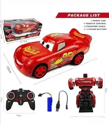 Toy Cars: Munja Mekvin - Robot i Auto 2u1 na Daljinski 🚗🤖 Model: 50-00-1200-00 at lalafo.rs — 4 Toy Cars: Munja Mekvin - Robot i Auto 2u1 na Daljinski 🚗🤖 Model: 50-00-1200-00 — 4