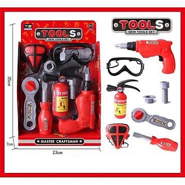 Dečije radionice i alati: Dečiji set alata – Tools New Tools Set (Master Craftsman) Opis: - na lalafo.rs — 1 Dečije radionice i alati: Dečiji set alata – Tools New Tools Set (Master Craftsman) Opis: - — 1