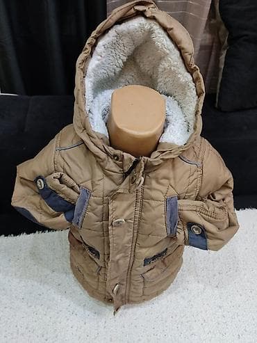 Dečja zimska jakna sa kapuljačom - Boja: bež sa sivim detaljima - na lalafo.rs — 4 Dečja zimska jakna sa kapuljačom - Boja: bež sa sivim detaljima - — 4