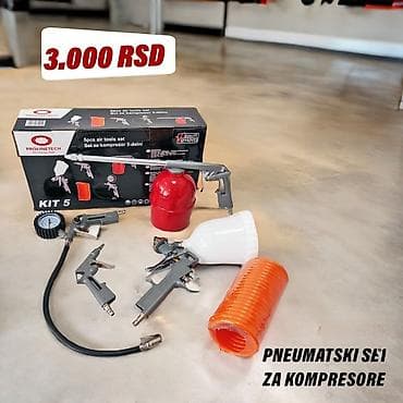 Pneumatski set za kompresore – PROLINETECH KIT 5 (5-delnI) Sadrži: - na lalafo.rs Pneumatski set za kompresore – PROLINETECH KIT 5 (5-delnI) Sadrži: -