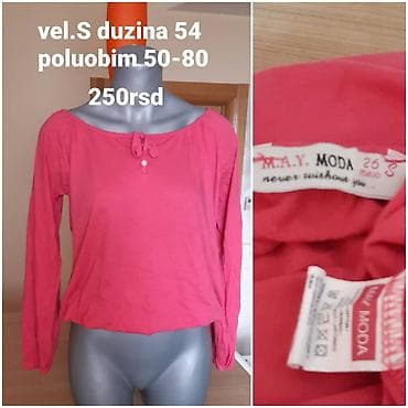 Ženska majica dugih rukava – M.A.Y. MODA - Boja: ciklama/ružičasta - na lalafo.rs — 1 Ženska majica dugih rukava – M.A.Y. MODA - Boja: ciklama/ružičasta - — 1