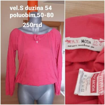 Majica M.A.Y. Moda, ružičasta, dug rukav. - Veličina: S - Dužina: 54 na lalafo.rs — 2 Majica M.A.Y. Moda, ružičasta, dug rukav. - Veličina: S - Dužina: 54 — 2