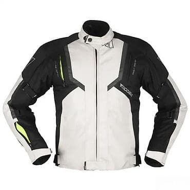 Personal Items: Unisex Modeka motociklistička jakna u crno-beloj boji sa neon žutim at lalafo.rs — 1 Personal Items: Unisex Modeka motociklistička jakna u crno-beloj boji sa neon žutim — 1