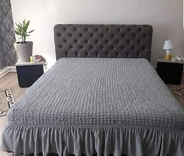 Furniture: Prekrivač za bračni krevet sa volanima dekorativan i premekan at lalafo.rs — 1 Furniture: Prekrivač za bračni krevet sa volanima dekorativan i premekan — 1