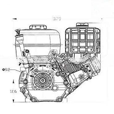 Electric Motors: Benzinski motor Zongshen GB270 - Zapremina: 270 cm³ - Tip: 4-taktni at lalafo.rs — 7 Electric Motors: Benzinski motor Zongshen GB270 - Zapremina: 270 cm³ - Tip: 4-taktni — 7