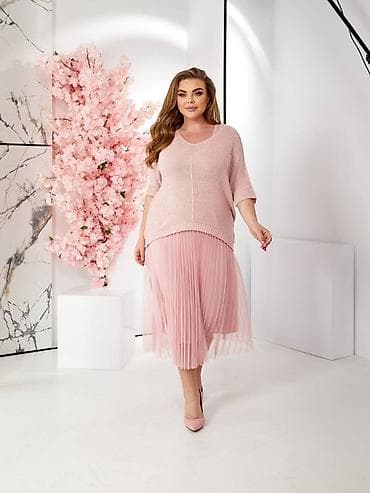 🔥Plisirana midi haljina od tila – ženska - Elegantna plisirana suknja na lalafo.rs 🔥Plisirana midi haljina od tila – ženska - Elegantna plisirana suknja