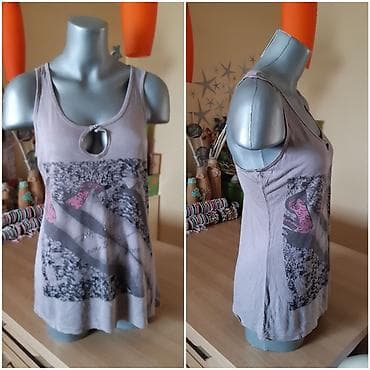 Ženska majica bez rukava Miss Two (L/XL) - Materijal: 100% pamuk na lalafo.rs — 3 Ženska majica bez rukava Miss Two (L/XL) - Materijal: 100% pamuk — 3