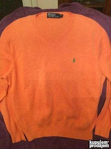 Original Ralph Lauren dzemper XL 100%cotton Narandzasta boja tanak na lalafo.rs — 1 Original Ralph Lauren dzemper XL 100%cotton Narandzasta boja tanak — 1