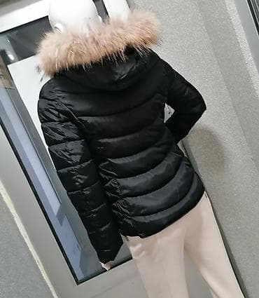 Ženska zimska jakna sa kapuljačom i krznom - Boja: crna - Kroj na lalafo.rs — 9 Ženska zimska jakna sa kapuljačom i krznom - Boja: crna - Kroj — 9