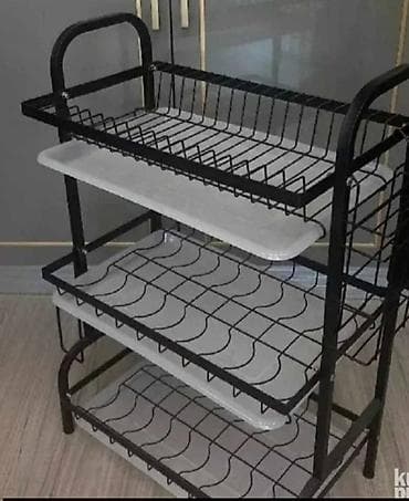 Troslojni stalak za sušenje i organizaciju posuđa - Konstrukcija od na lalafo.rs — 2 Troslojni stalak za sušenje i organizaciju posuđa - Konstrukcija od — 2