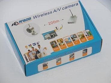 Bežični A/V kamera set – komplet za video nadzor - Bežična kamera sa na lalafo.rs Bežični A/V kamera set – komplet za video nadzor - Bežična kamera sa