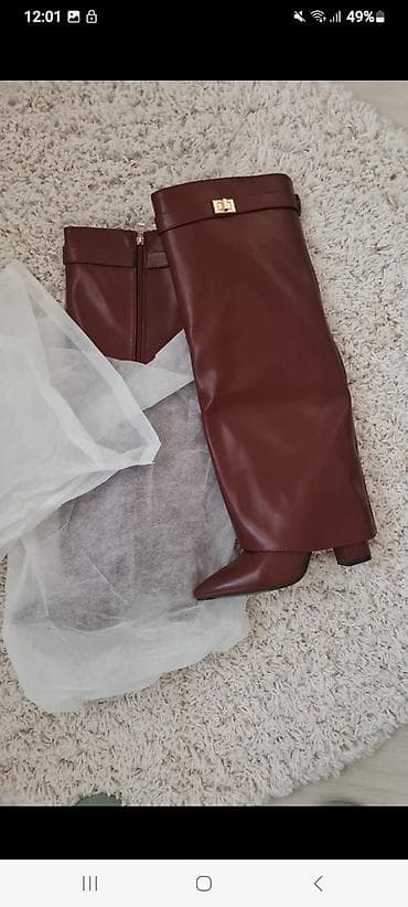 Čizme, 38, bоја - Bordo na lalafo.rs — 1 Čizme, 38, bоја - Bordo — 1