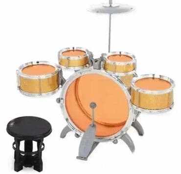 Bubnjevi: Jazz Drum 5u1 – Set bubnjeva za decu s dodacima 🥁🎶 👦👧 Za uzrast na lalafo.rs Bubnjevi: Jazz Drum 5u1 – Set bubnjeva za decu s dodacima 🥁🎶 👦👧 Za uzrast